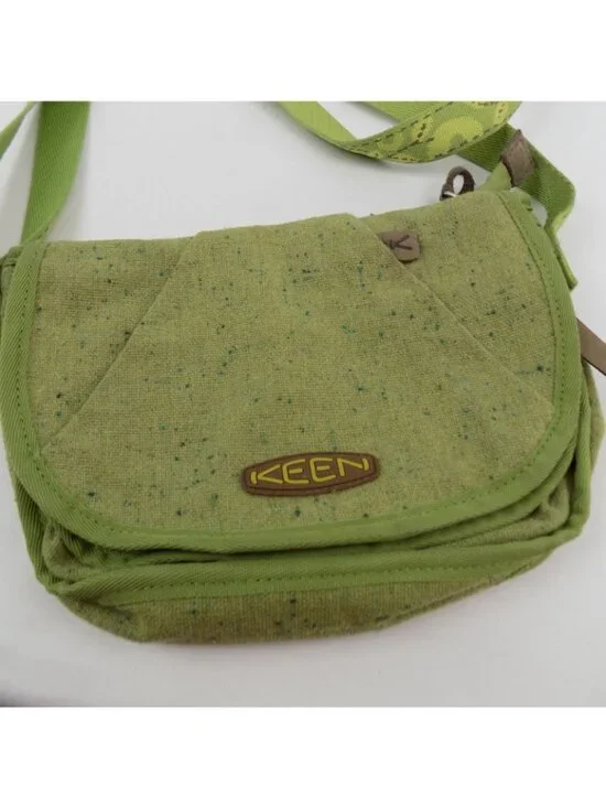 Keen Hybrid Transport Green Crossbody Bag Adjustable Strap Phone Pocket Zipper - Picture 2 of 7